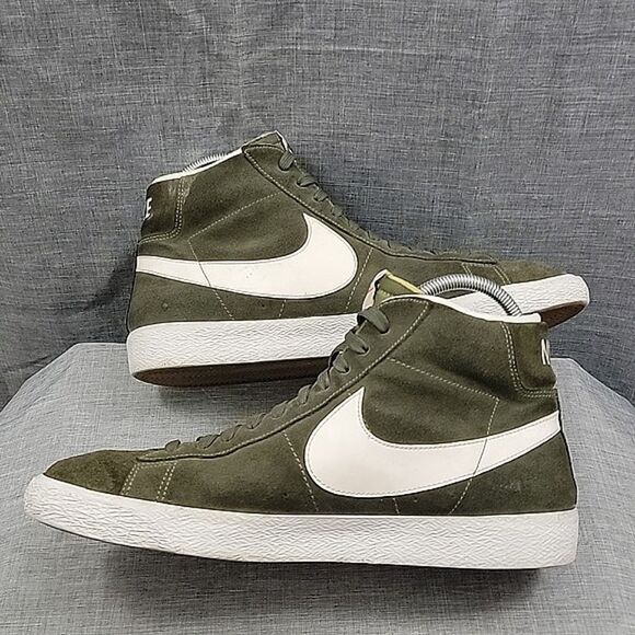 Nike Blazer Mid Premium 2016 429988-303 Green Olive Suede Sneaker Men\'s SZ 12 main image 11